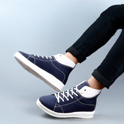 BXXY Modern High Top Sneakers for Men Comfortable Everyday Wear