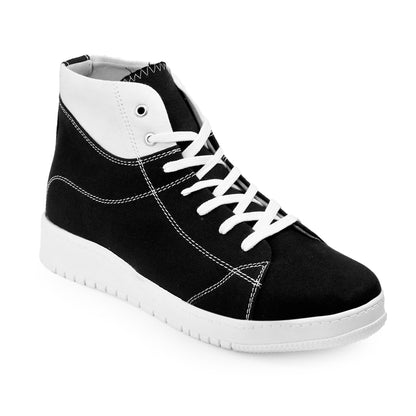 BXXY Mens Canvas High Top Sneakers Lightweight & Stylish