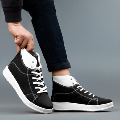 BXXY Mens Canvas High Top Sneakers Lightweight & Stylish