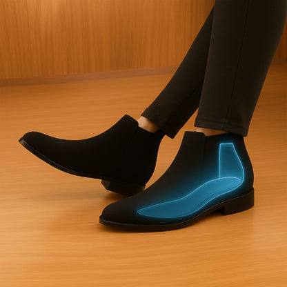 Men's 9CM Hidden Height Increasing Chelsea Boots