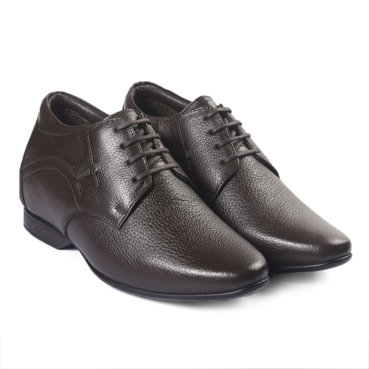 BXXY 3 Inch Height Increasing Formal Faux Leather Derby Shoes