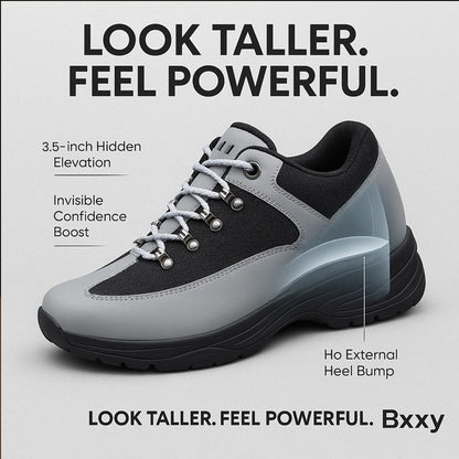 Men's 3.5 Inches Hidden Height Elevator Shoes – Discreet Lift, Premium Style