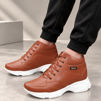 Lace-Up Boots Tan - 3 Inches (7.62CM)
