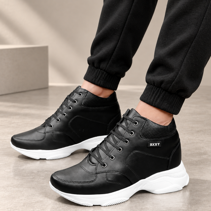 Lace-Up Boots Black & White - 3 Inches (7.62CM)