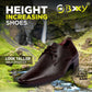 Men/s Height Increasing Derby Faux Upper Formal Wear Black Lace Up Shoes