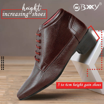 Bxxy Elevator Derby Formal Wear Boots For Men