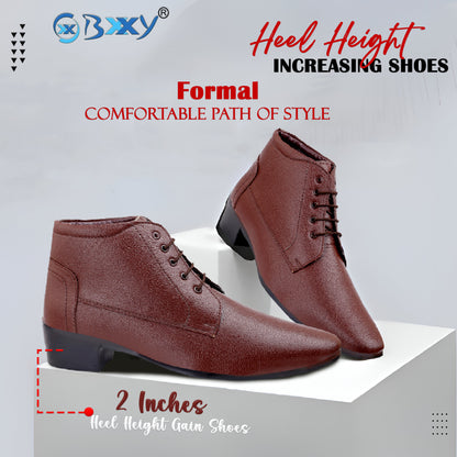 Bxxy Elevator Derby Formal Wear Boots For Men