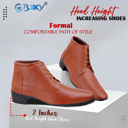 Bxxy Elevator Derby Formal Wear Boots For Men