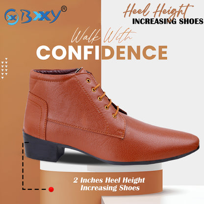 Bxxy Elevator Derby Formal Wear Boots For Men