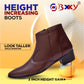 Men's Formal Handmade Faux Leather Boots - Premium Collection