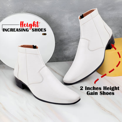 Bxxy Classic Formal Zipper Boots for Men