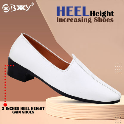 BXXY 2 Inch Height Increasing Men's Traditional Casual Punjabi Jutti