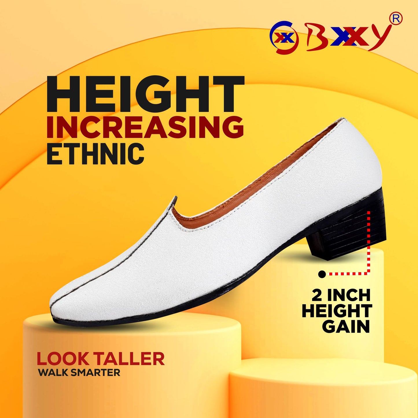 BXXY Men's Stylish Casual Punjabi Jutti