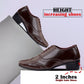 BXXY Height Increasing Formal And Office Wear Brogue Shoes For Men