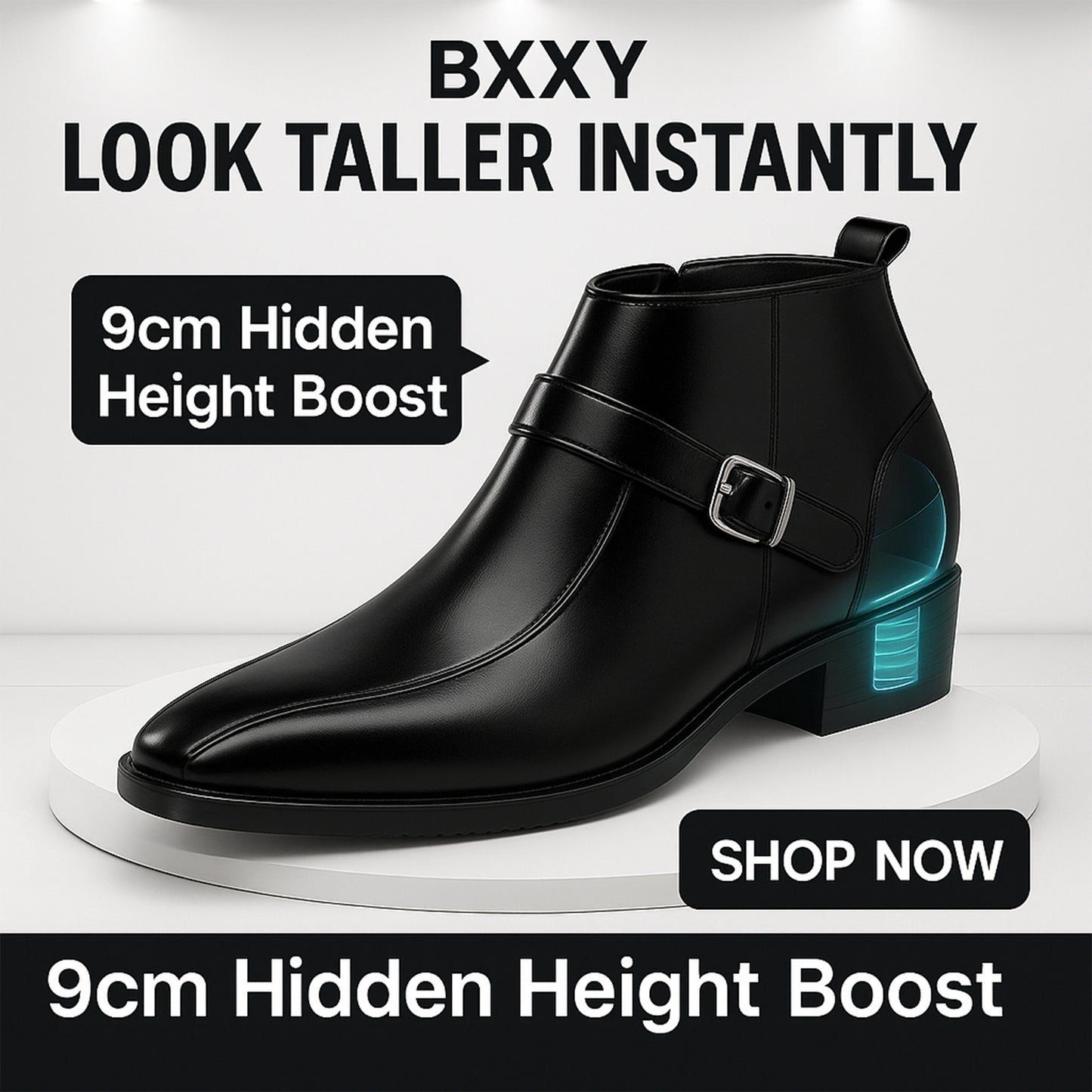 BXXY Elite Hidden Lift Boots Luxury Formal Collection