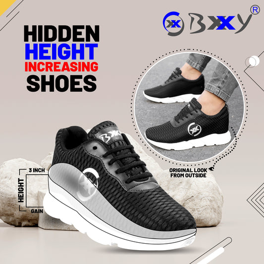3 Inch Hidden Height Increasing Sport Shoes for Cricket, Football, Basketball etc.
