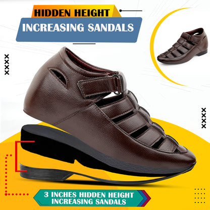 BXXY Mens Casual Hidden Height Sandals Premium Comfort And Style