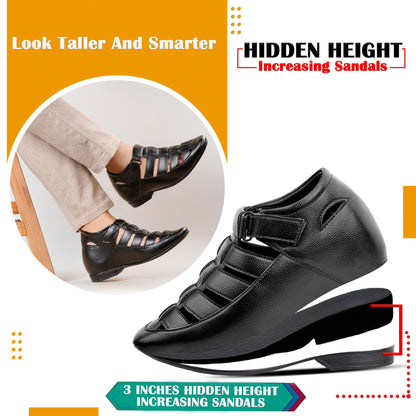 BXXY Mens Casual Hidden Height Sandals Premium Comfort And Style
