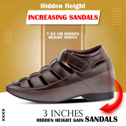 BXXY Mens Casual Hidden Height Sandals Premium Comfort And Style