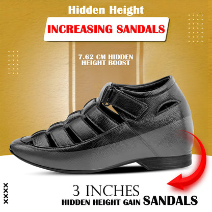 BXXY Mens Casual Hidden Height Sandals Premium Comfort And Style