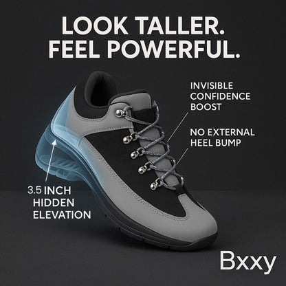 Men's 3.5 Inches Hidden Height Elevator Shoes – Discreet Lift, Premium Style