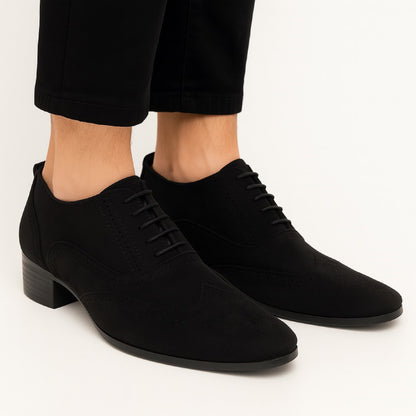 Men’s Elevator Suede Oxford Brogues