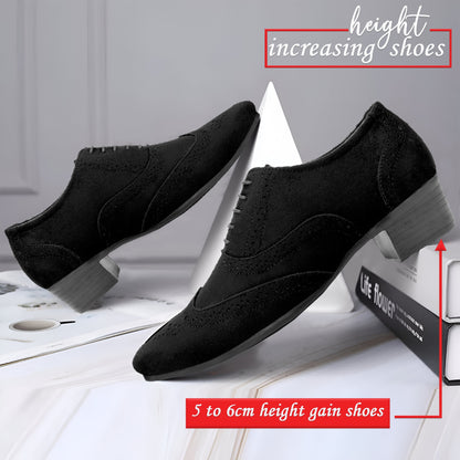 Men’s Elevator Suede Oxford Brogues