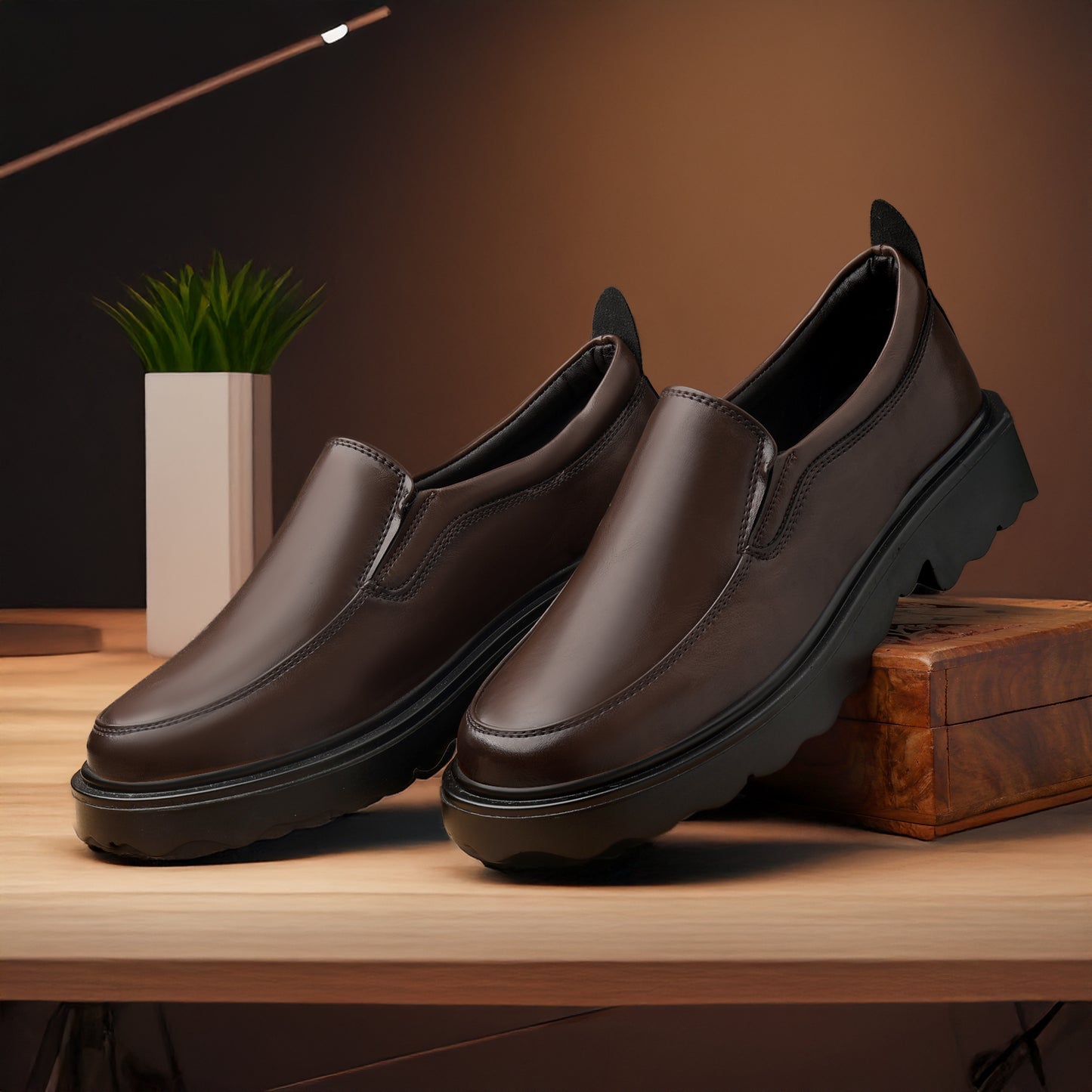 Bxxy Men's Formal Wear Slip-On Shoes
