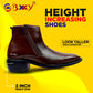 Men's Office Wear Formal Height Increasing Zipper Slip-on Ankel Boots