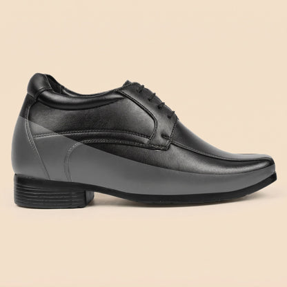 Mens 3 Inches Hidden Height Elevator Partywear Lace up Formal Shoes
