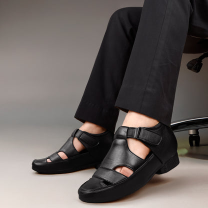 BXXY Comfort Height Sandals Invisible 7.62 CM Lift for Everyday Wear