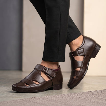 BXXY Comfort Height Sandals Invisible 7.62 CM Lift for Everyday Wear