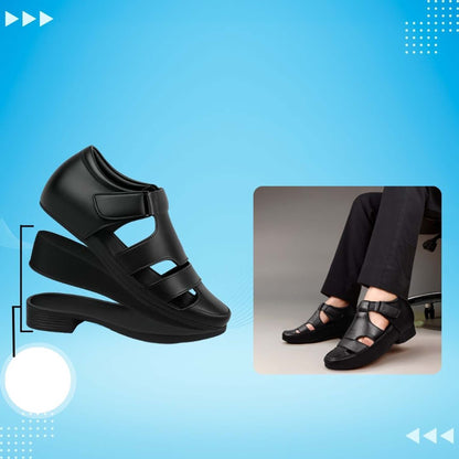 BXXY Comfort Height Sandals Invisible 7.62 CM Lift for Everyday Wear