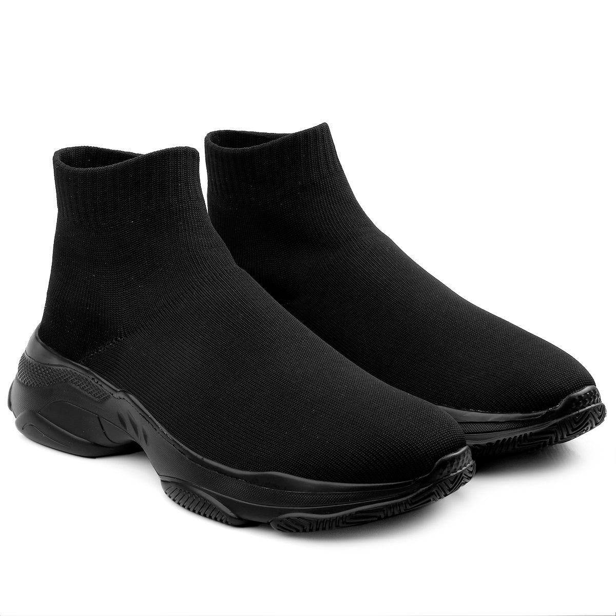 Men's Latest Fashionable Knitted Fabric Casual Socks Shoes