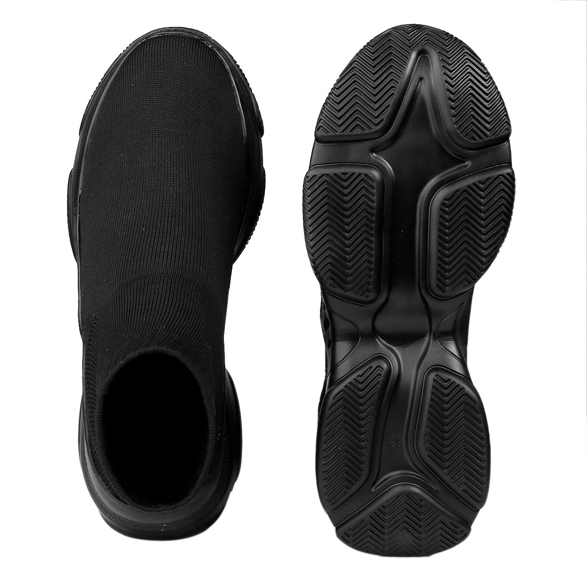 Men's Latest Fashionable Knitted Fabric Casual Socks Shoes