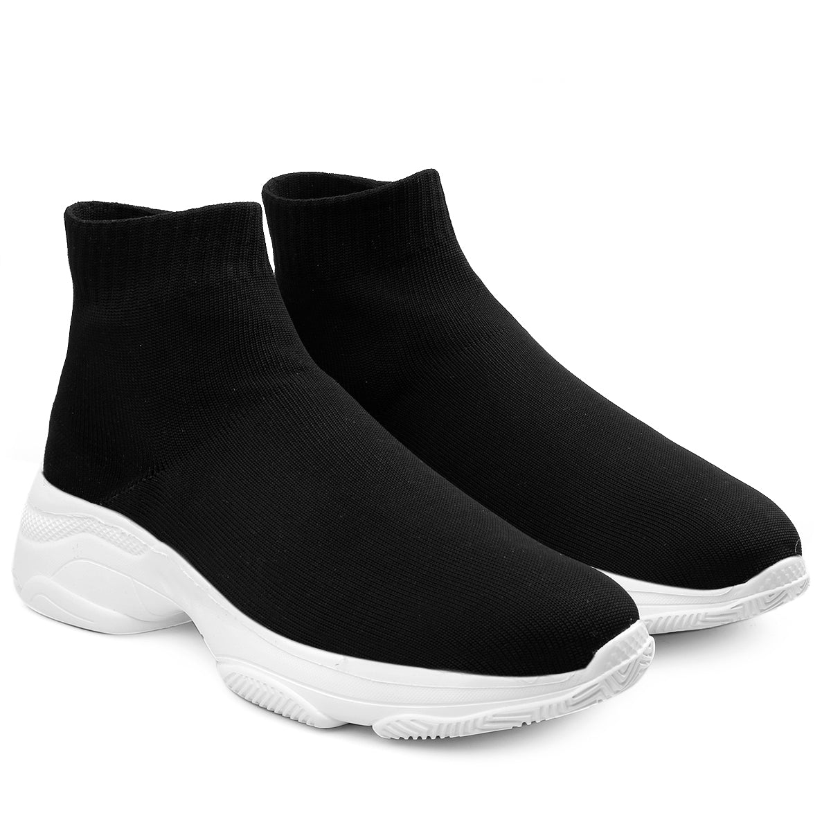 Men's Latest Fashionable Knitted Fabric Casual Socks Shoes
