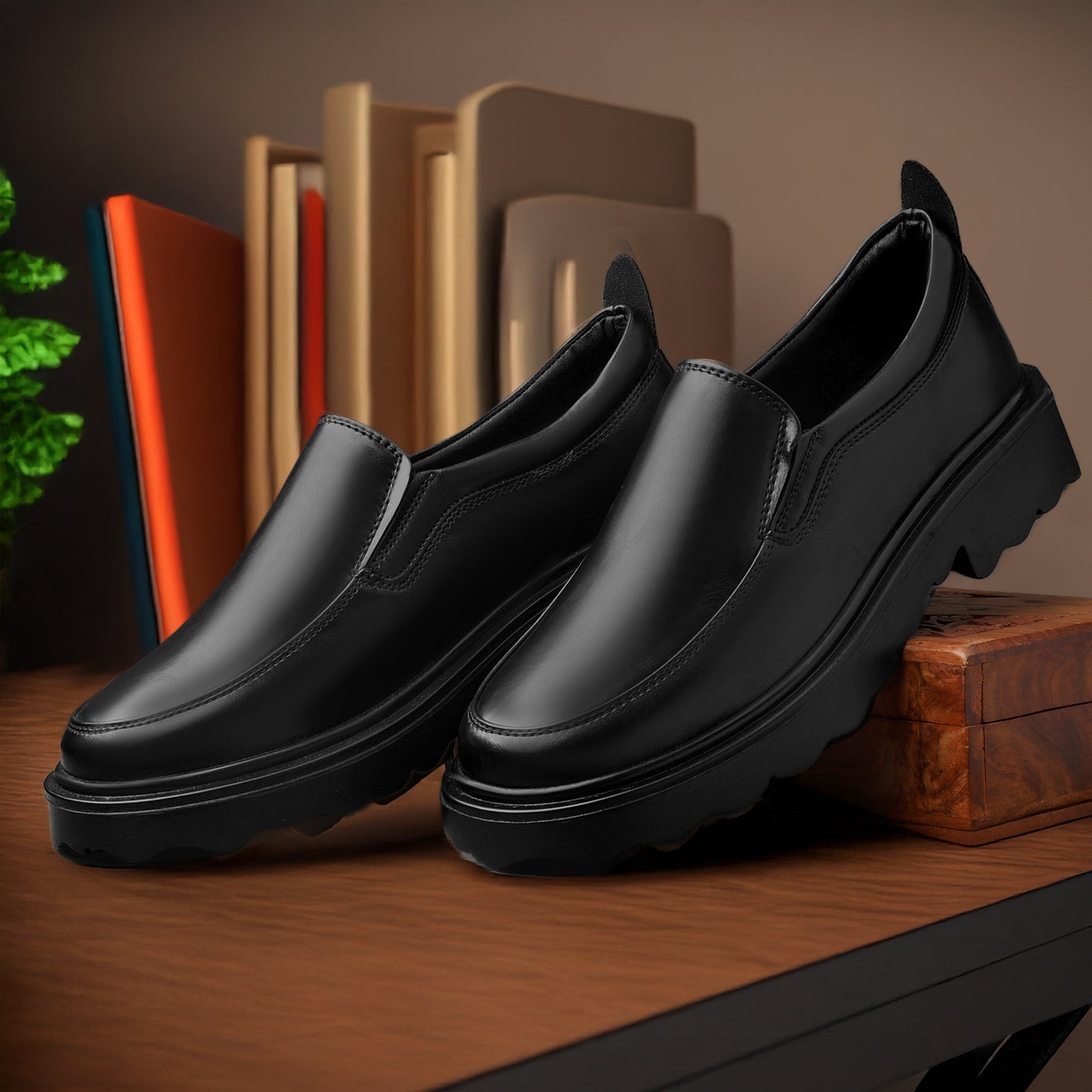 Bxxy Men's Formal Wear Slip-On Shoes