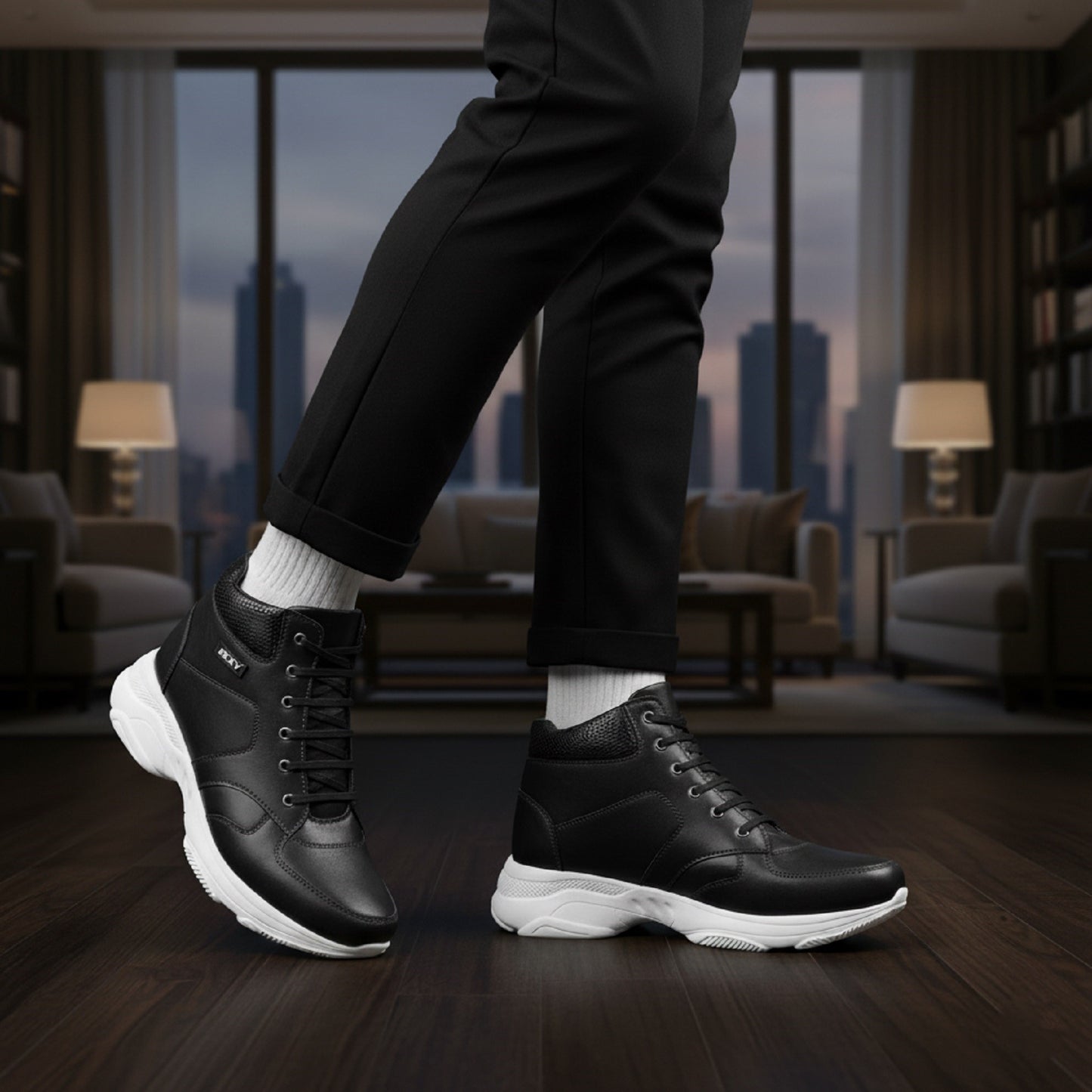 BXXY 7.62 CM Hidden Height Sneakers for Mens