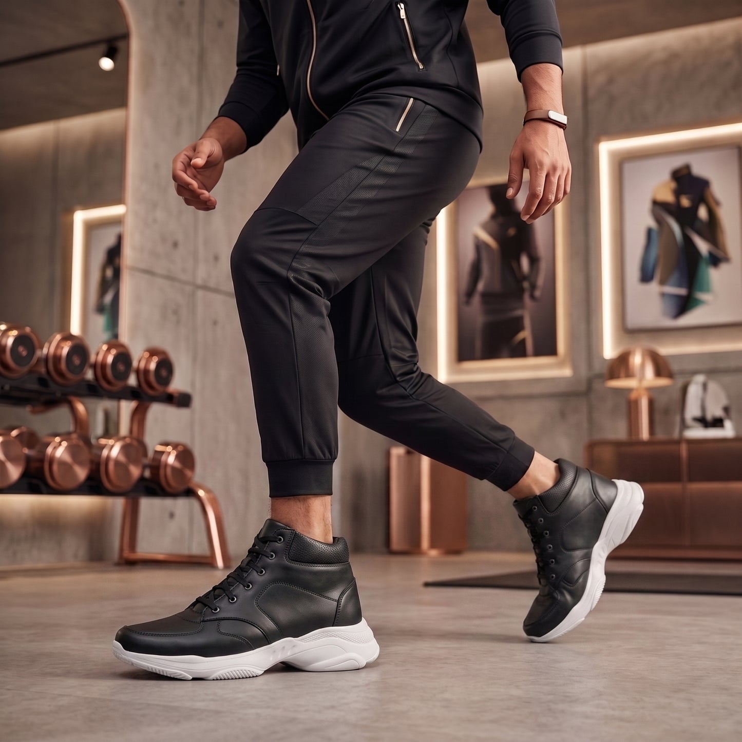 BXXY 7.62 CM Hidden Height Sneakers for Mens