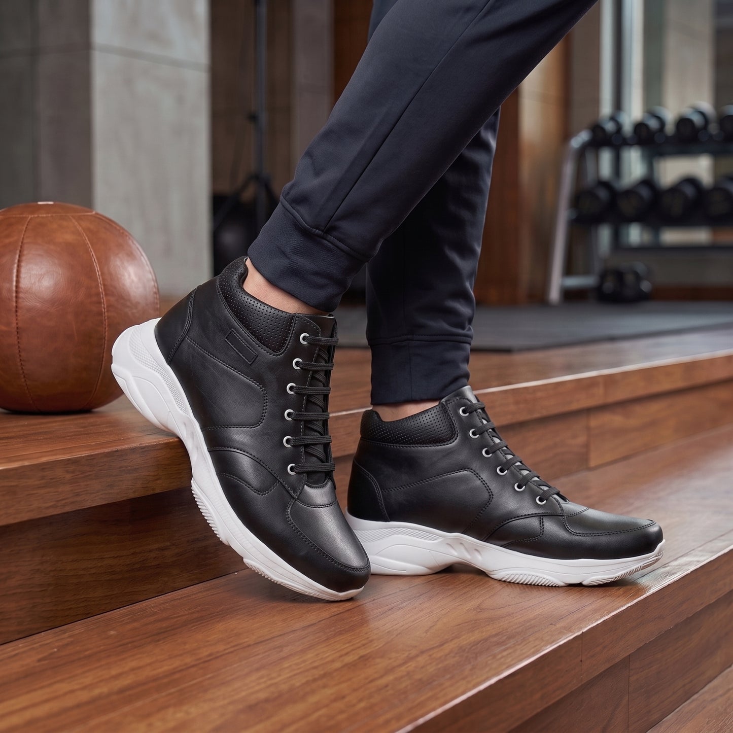 BXXY 7.62 CM Hidden Height Sneakers for Mens