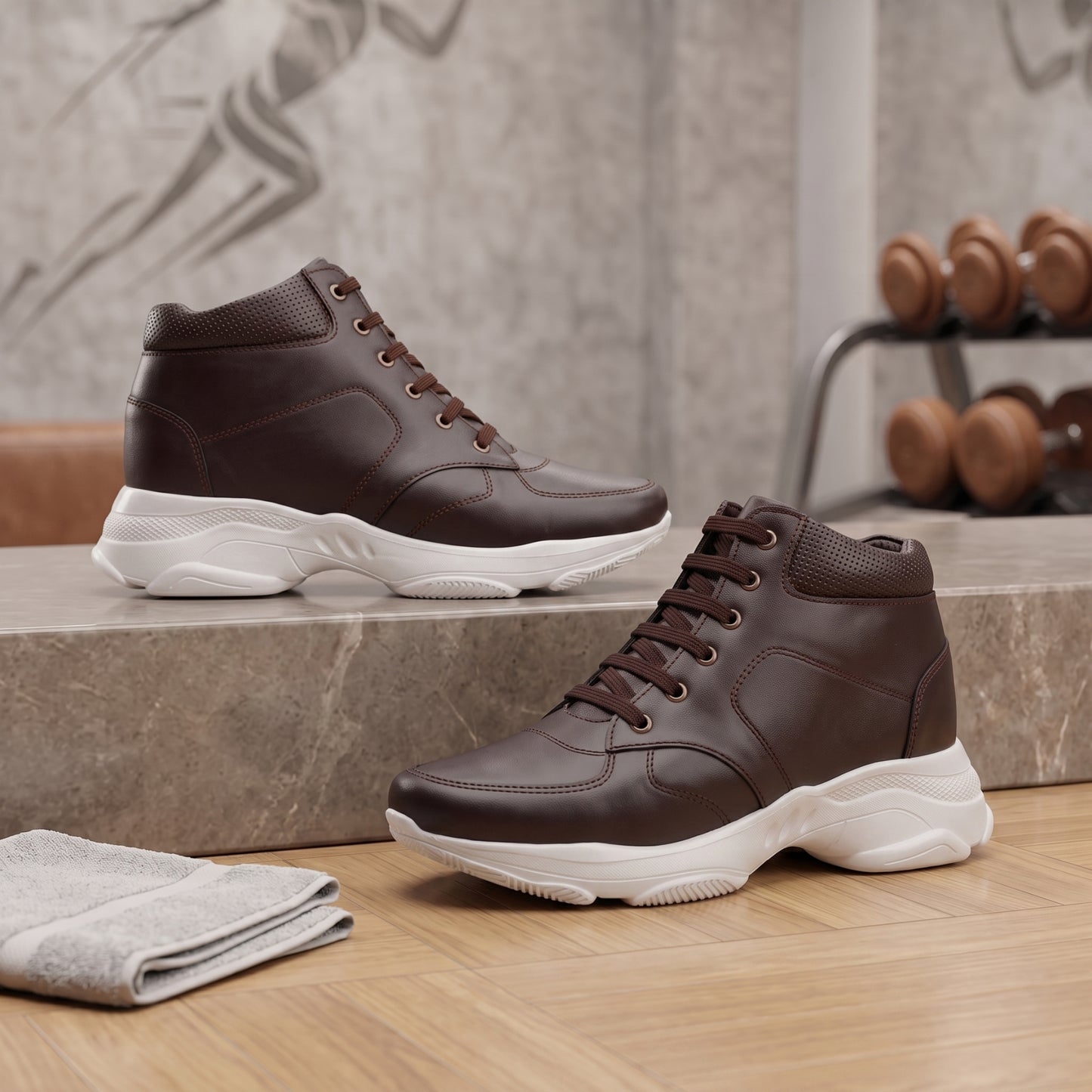 BXXY 7.62 CM Hidden Height Sneakers for Mens