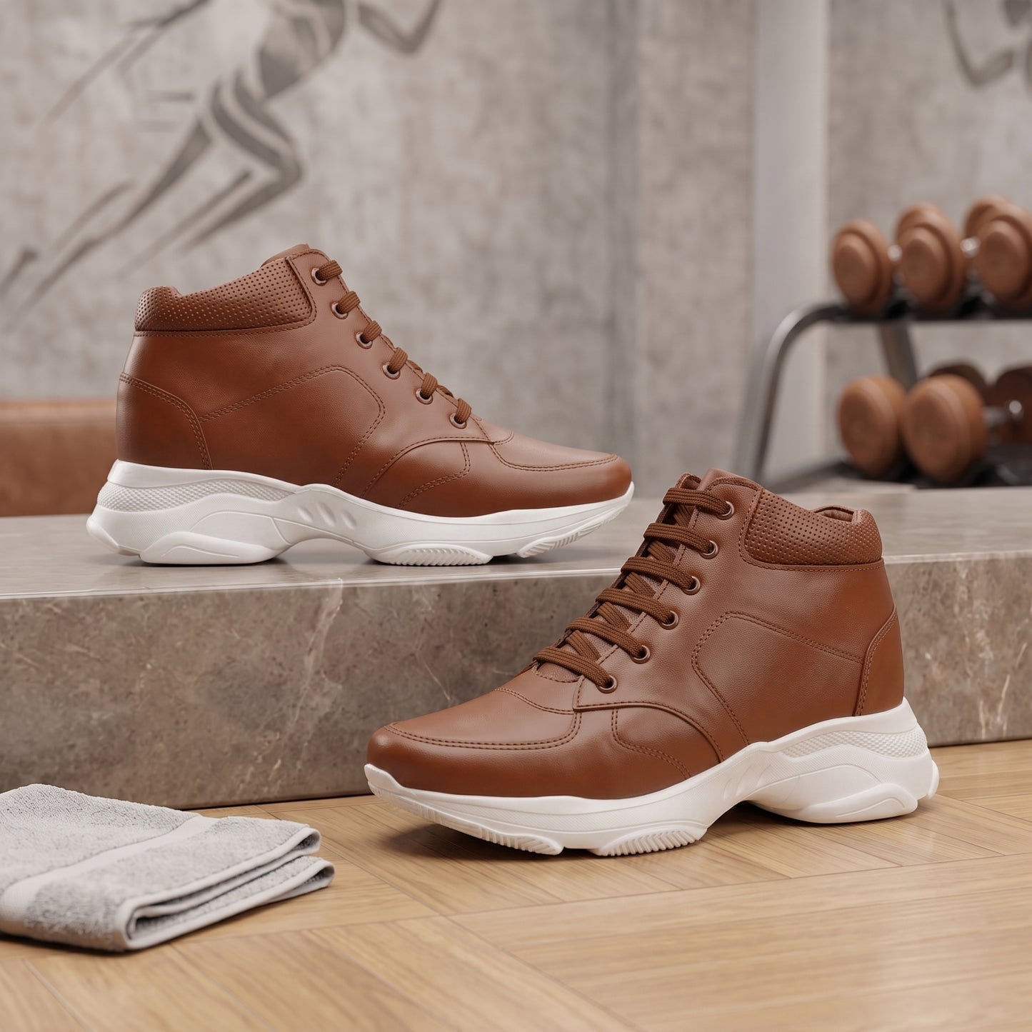 BXXY 7.62 CM Hidden Height Sneakers for Mens