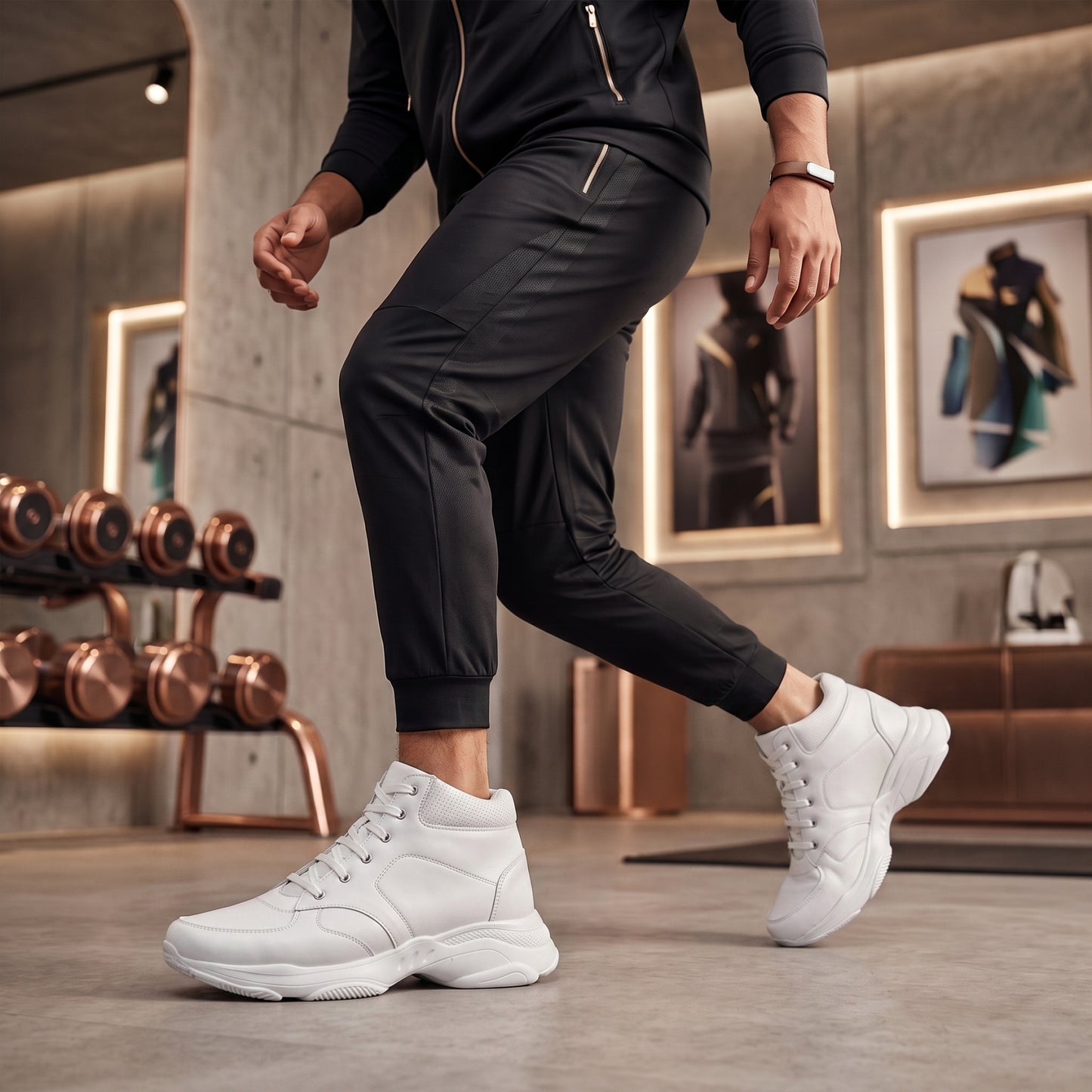 BXXY 7.62 CM Hidden Height Sneakers for Mens
