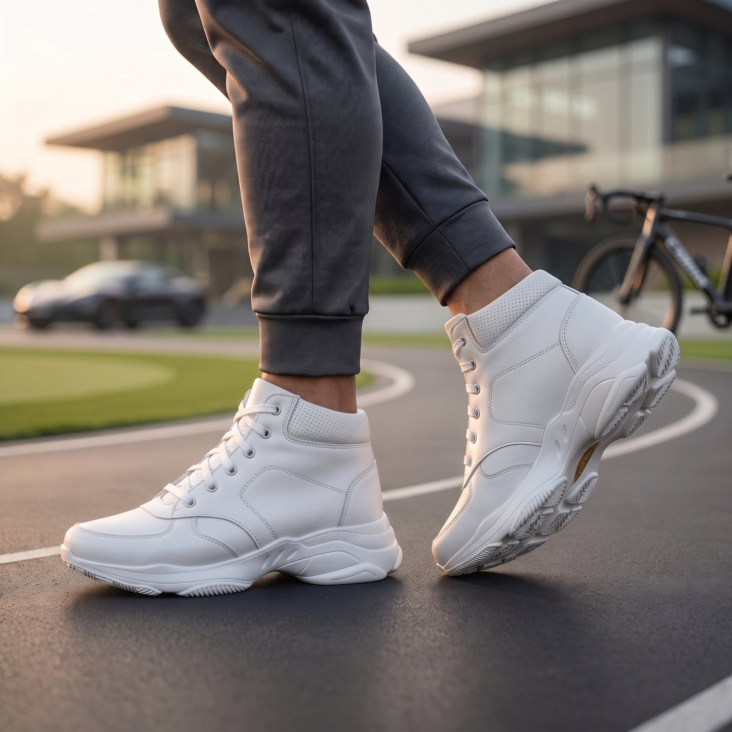 BXXY 7.62 CM Hidden Height Sneakers for Mens