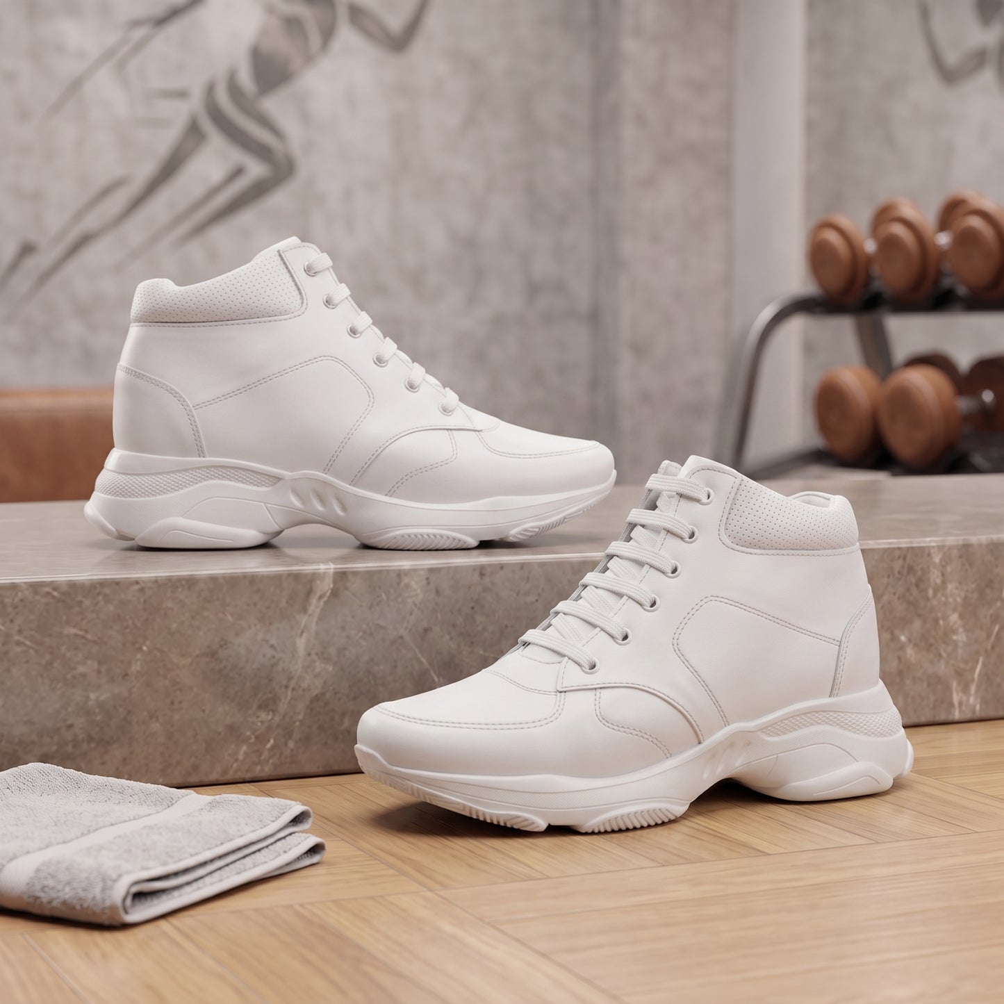 BXXY 7.62 CM Hidden Height Sneakers for Mens