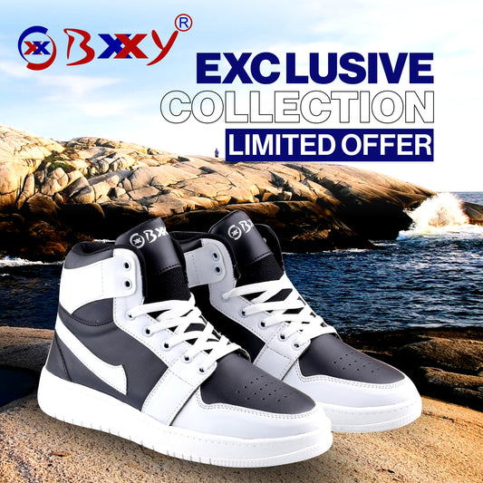Bxxy's Comfortable Ankle Lace-up Casual Shoes for Men
