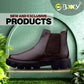 BXXY Men's Pu Material Casual Chelsea and Ankle Boots.