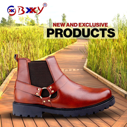 Bxxy Men's Ankle Stylish Chelsea Boots