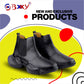 BXXY Faux Leather Material Latest Casual Chelsea Boot For Men