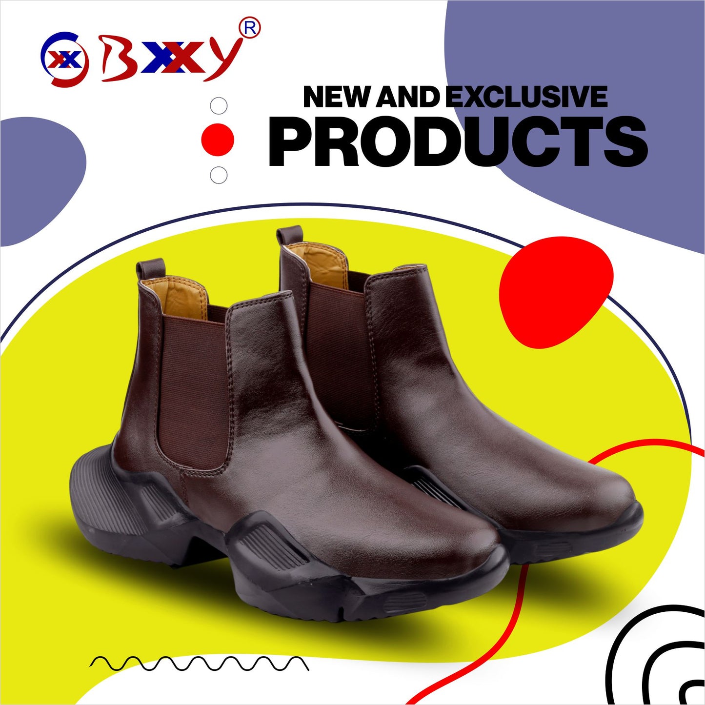 BXXY Faux Leather Material Latest Casual Chelsea Boot For Men